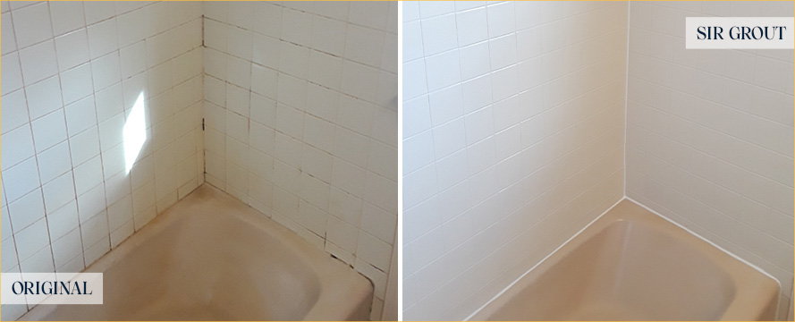 Shower Restored by Our Skilled Tile and Grout Cleaners in Palm Beach, FL