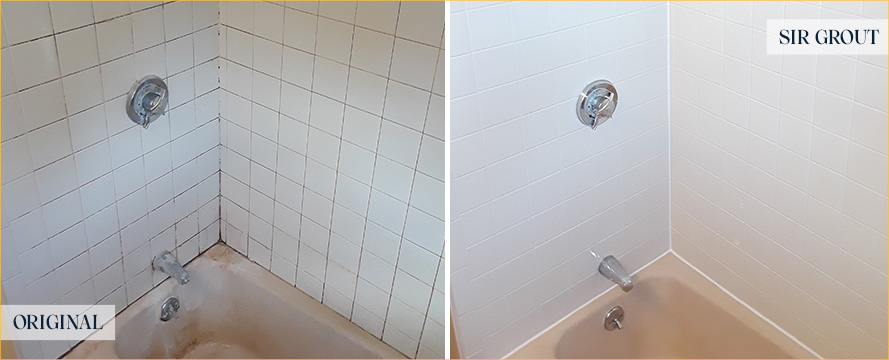 Shower Restored by Our Expert Tile and Grout Cleaners in Palm Beach, FL