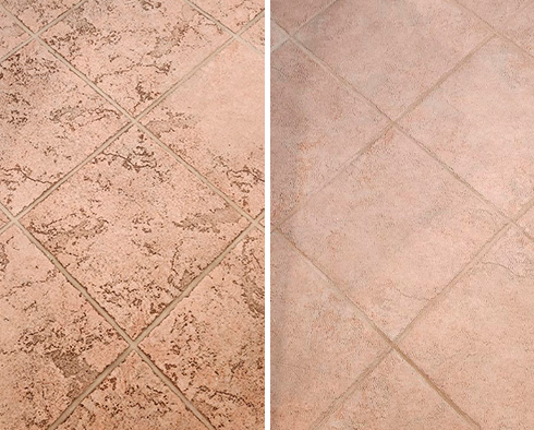 Floor Restored by Our Tile and Grout Cleaners in Hobe Sound, FL