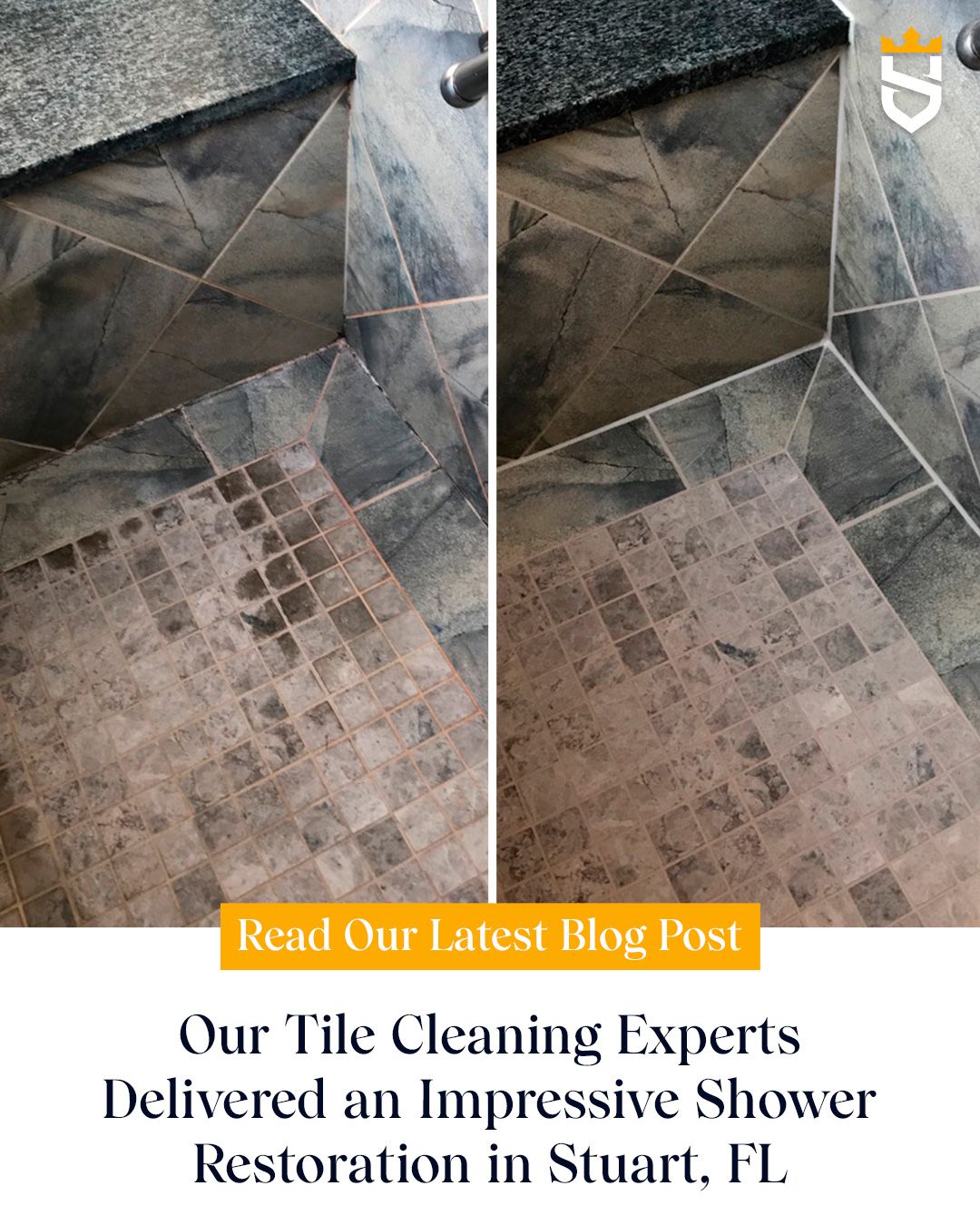Our Tile Cleaning Experts Delivered an Impressive Shower Restoration in Stuart, FL